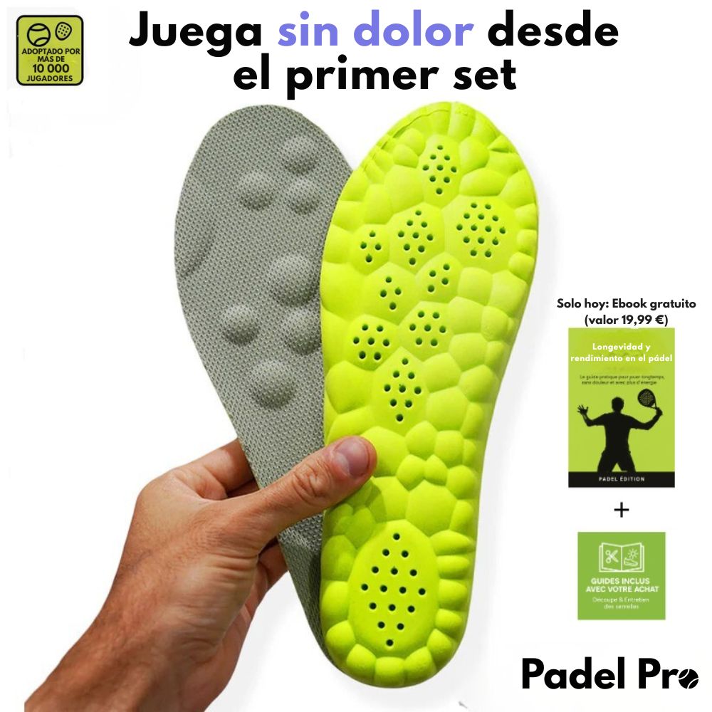 Plantillas CourtX – Juega más tiempo, sin dolor