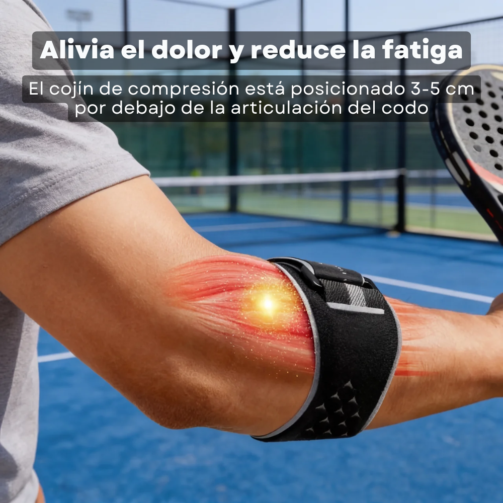 Soporte para el codo – Absorbe las vibraciones de la raqueta