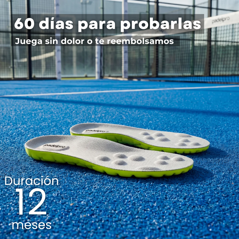 Plantillas Padelpro – Juega más tiempo, sin dolor