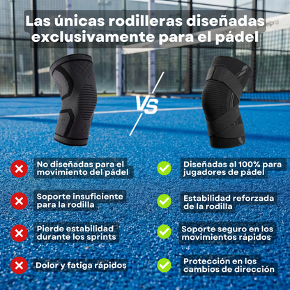 Rodillera PadelPro – Estabilidad total en cada sprint
